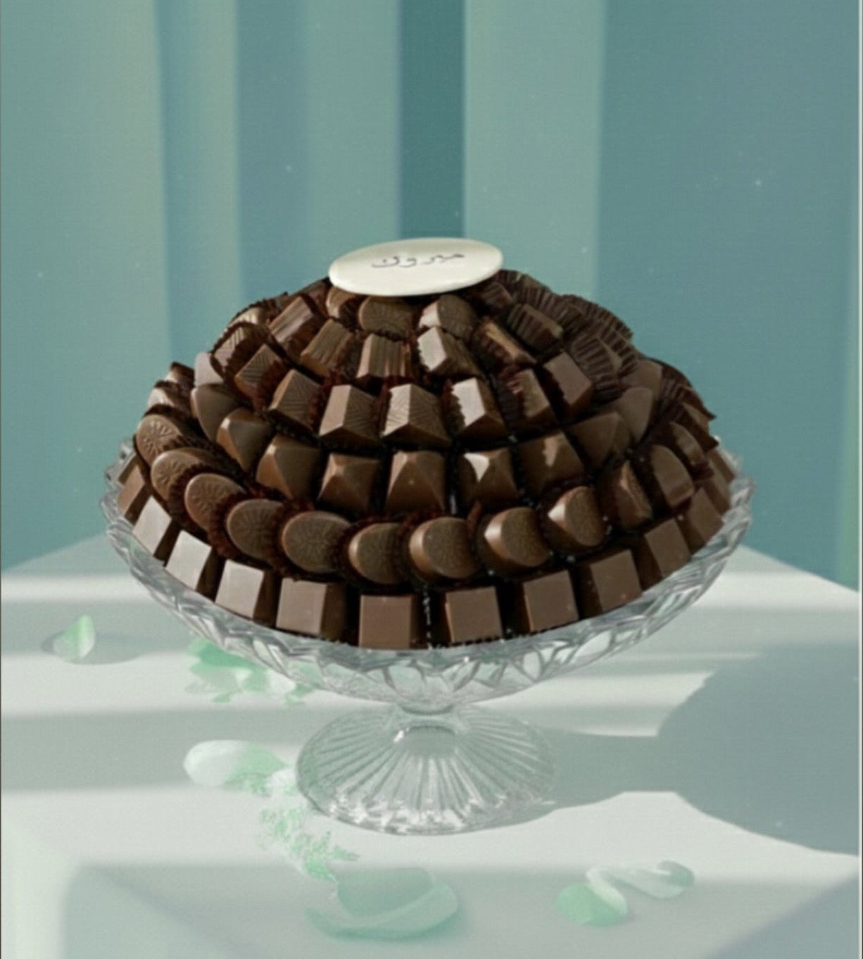 Glass tray صينيه زجاج